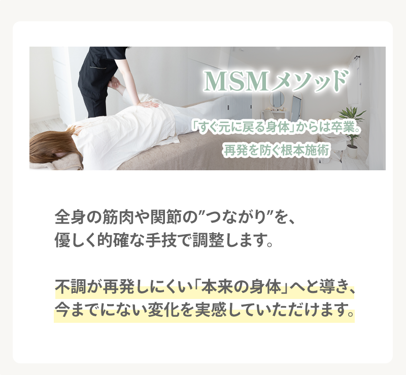 MSMメソッド